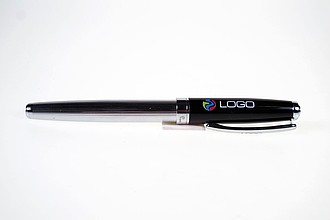 PIERRE CARDIN CHRISTOPHE Kovový roller, stříbrná/černá