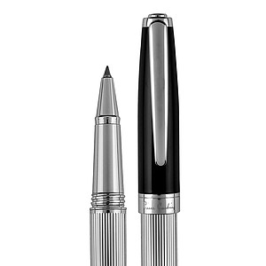 PIERRE CARDIN CHRISTOPHE Kovový roller, stříbrná/černá