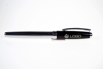 PIERRE CARDIN CHRISTOPHE Kovový roller, stříbrná/černá