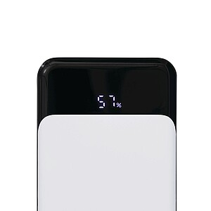 Plastová powerbanka 10 000 mAh, bílá