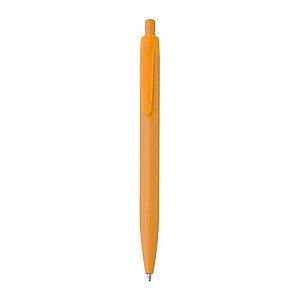 Plastová propiska s modrou náplní, oranžová
