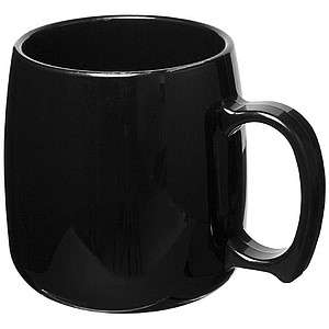 Plastový hrnek, 300ml, černý