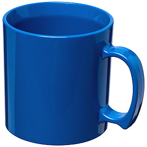 Plastový hrnek válcového tvaru, 300ml, modrý