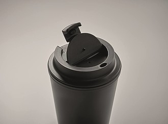 Plastový termohrnek, 300ml, černý