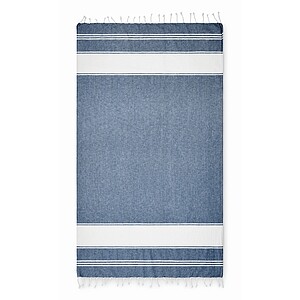 Plážová taška s ručníkem, tmavě modrá