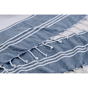 Plážová taška s ručníkem, tmavě modrá