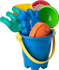 Plážové hračky na písek z recyklovaného plastu, vícebarevný