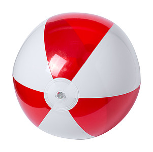 Plážový míč, pr. 28cm, bílo červený - reklamní předměty