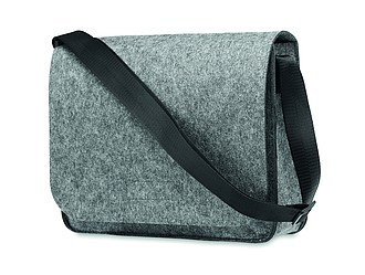Plstěný RPET obal na notebook, šedý - tašky s potiskem