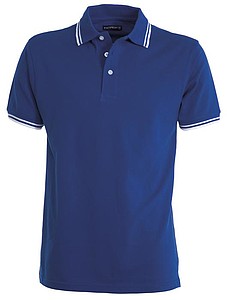 Polokošile PAYPER SKIPPER královská modrá, bílá L - reklamní polokošile