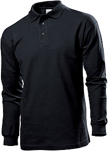 Polokošile STEDMAN POLO LONG SLEEVE MEN černá L