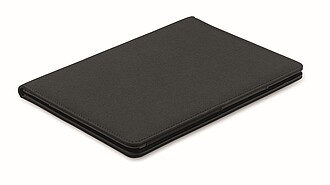 Portfolio A5 z 300D RPET, černá - reklamní předměty