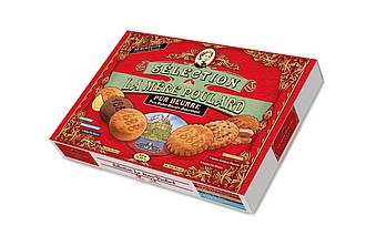 POULA Francouzské sušenky La Mére Poulard Assortiment Collector Biscuit, papír 375 g - reklamní předměty