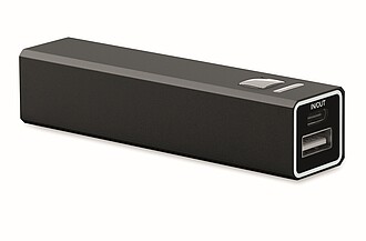 Power banka 2600 mAh, černá