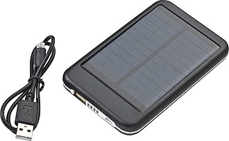 Powerbank 4000mAh se solárním panelem - ekologické reklamní předměty