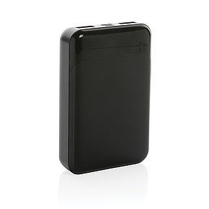 Powerbanka 10 000 mAh z RCS recyklovaného plastu, černá