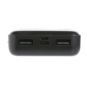 Powerbanka 10 000 mAh z RCS recyklovaného plastu, černá