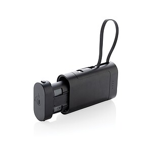 Powerbanka 10000 mAh s odnímatelnou baterií, černá - reklamní předměty