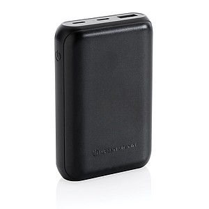 Powerbanka 10000mAh 18W s power delivery, černá - reklamní předměty