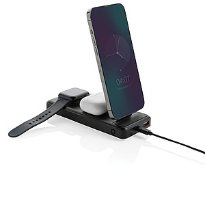 Powerbanka 10000mAh, 3 nabíjecí místa, recyklovaný plast