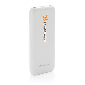 Powerbanka 20000mAh 18W s power delivery, bílá