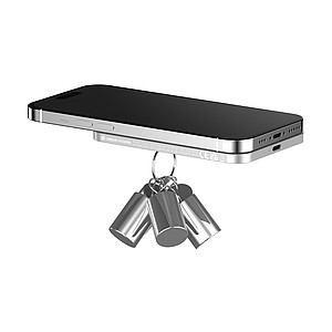Powerbanka 3000mAh s bezdrátovým nabíjením, stříbrná