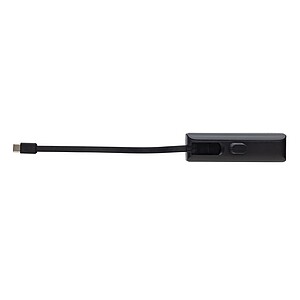 Powerbanka 3000mAh z RCS recyklovaného plastu s USB C, černá
