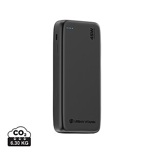 Powerbanka 45W Urban Vitamin 20 000mAh, černá - reklamní předměty