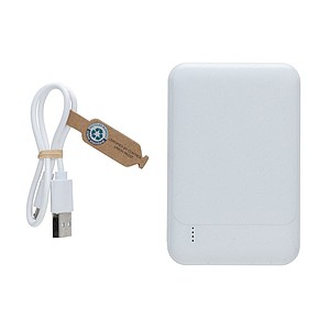 Powerbanka 5000mAh kapesní velikosti, bílá