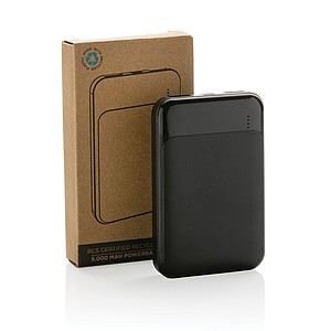 Powerbanka 5000mAh kapesní velikosti, černá