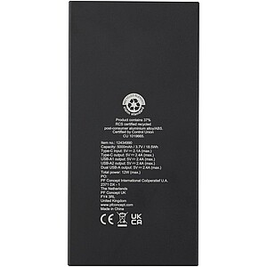 Powerbanka 5000mAh z recyklovaného hliníku