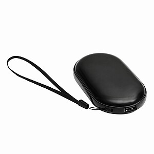 Powerbanka a kapesní ohřívač, černá