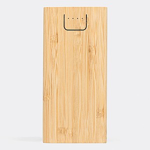 Powerbanka s bambusovým povrchem 10000mAh