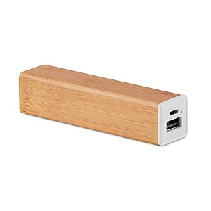 Powerbanka s kapacitou 2200mAh, středně hnědá - reklamní předměty