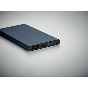 Powerbanka Type C 4000 mAh, tm. námořní modrá