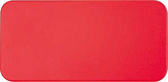 Powerbanka z recyklovaného plastu 10000 mAh, červená