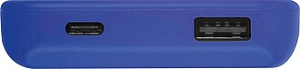 Powerbanka z recyklovaného plastu 10000 mAh, modrá