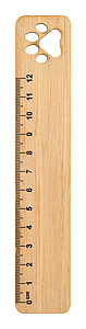 Pravítko 12cm, překližka, motiv tlapky - reklamní předměty