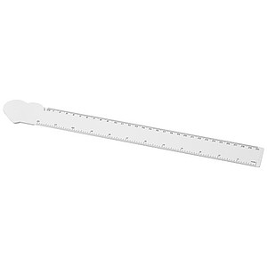 Pravítko 30cm z recyklovaného plastu se srdcem