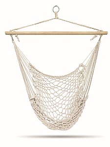 Přenosná skládací stolička, černá