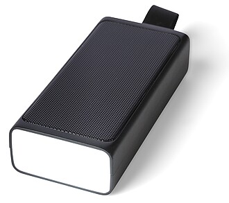 Přenosný reproduktor z ABS, černá