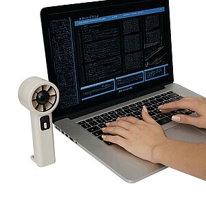 Přenosný ventilátor, béžová