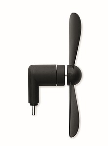 Přenosný ventilátor USB-C, černá