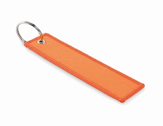 Přívěsek na klíče, fluo oranžová
