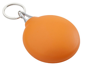 Přívěšek na klíče s čistícím hadříkem, oranžový