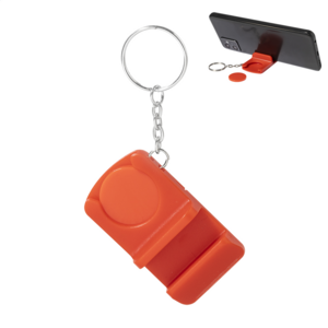 Přívěšek na klíče s mincí do vozíku, červená