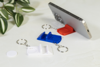 Přívěšek na klíče s mincí do vozíku, královská modrá