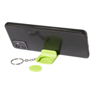 Přívěšek na klíče s mincí do vozíku, světle zelená