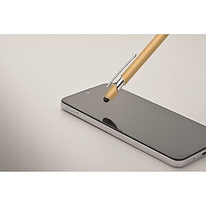 Propiska z recyklovaného hliníku, zlatá