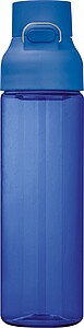 Průhledná tritanová láhev 750 ml, modrá